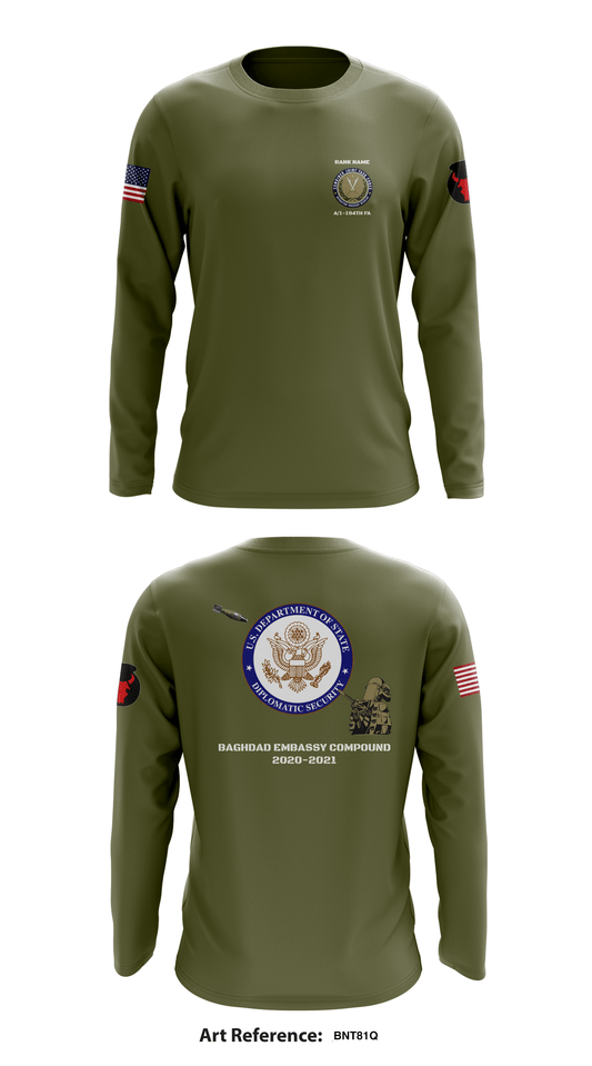 Alpha Battery 1-194th FA Store 1 Core Men's LS Performance Tee - BNT81Q
