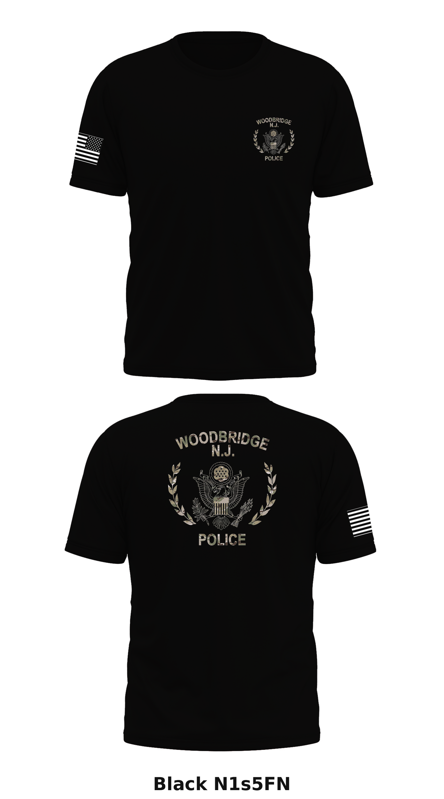 Woodbridge Police Department Store 1 Core Men's SS Performance Tee - N1s5FN