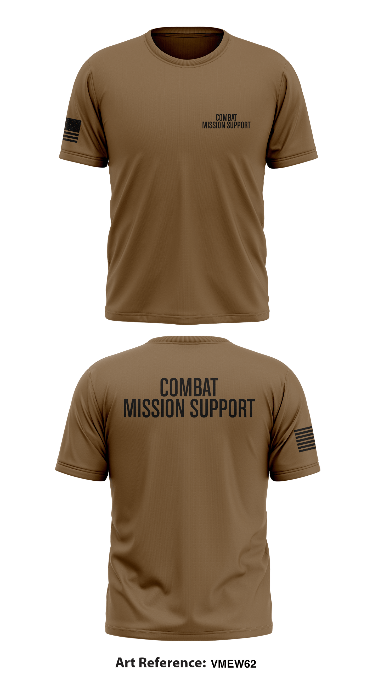 Combat Mission Support Store 1 Core Men's SS Performance Tee - DwOAv1