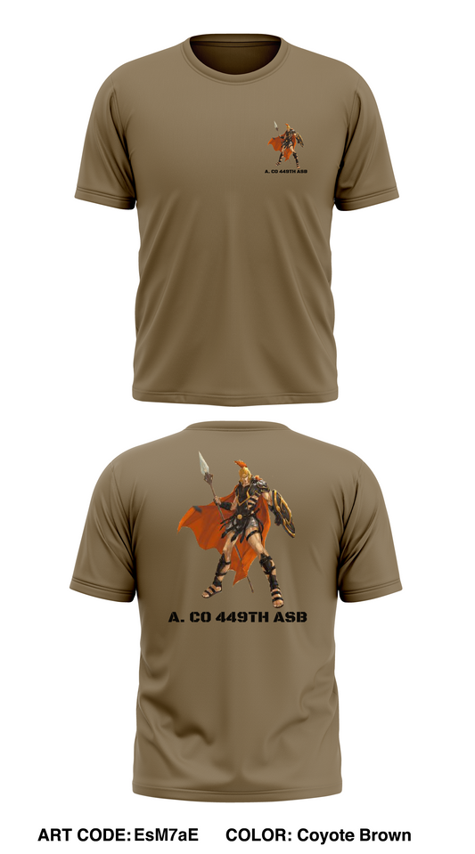 A. Co 449th ASB Store 1 Core Men's SS Performance Tee - EsM7aE