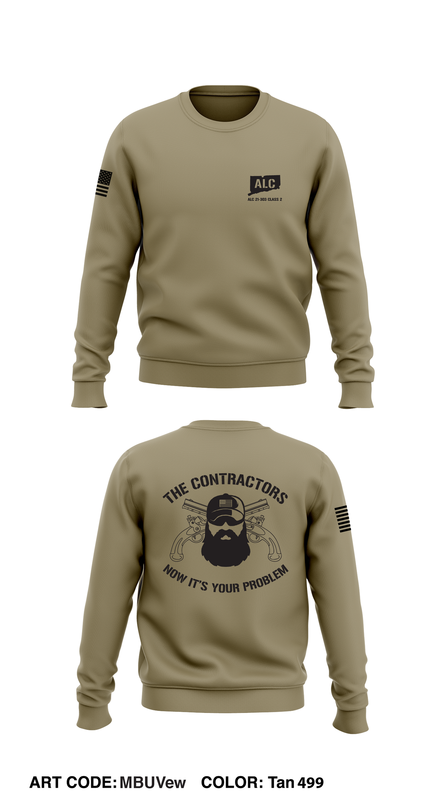 ALC 21-303 Class 2 Store 1 Core Men's Crewneck Performance Sweatshirt - MBUVew