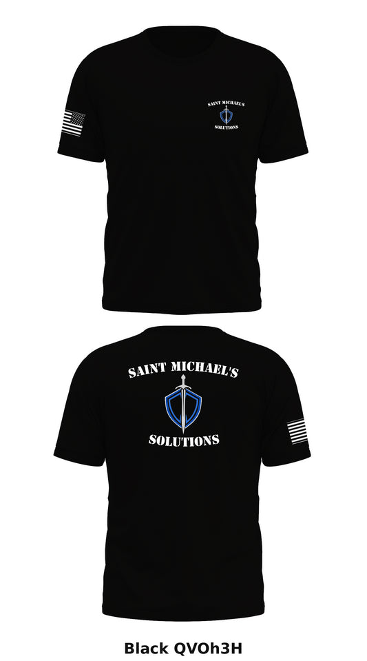 Saint Michael's Solutions Store 1 Core Men's SS Performance Tee - QVOh3H