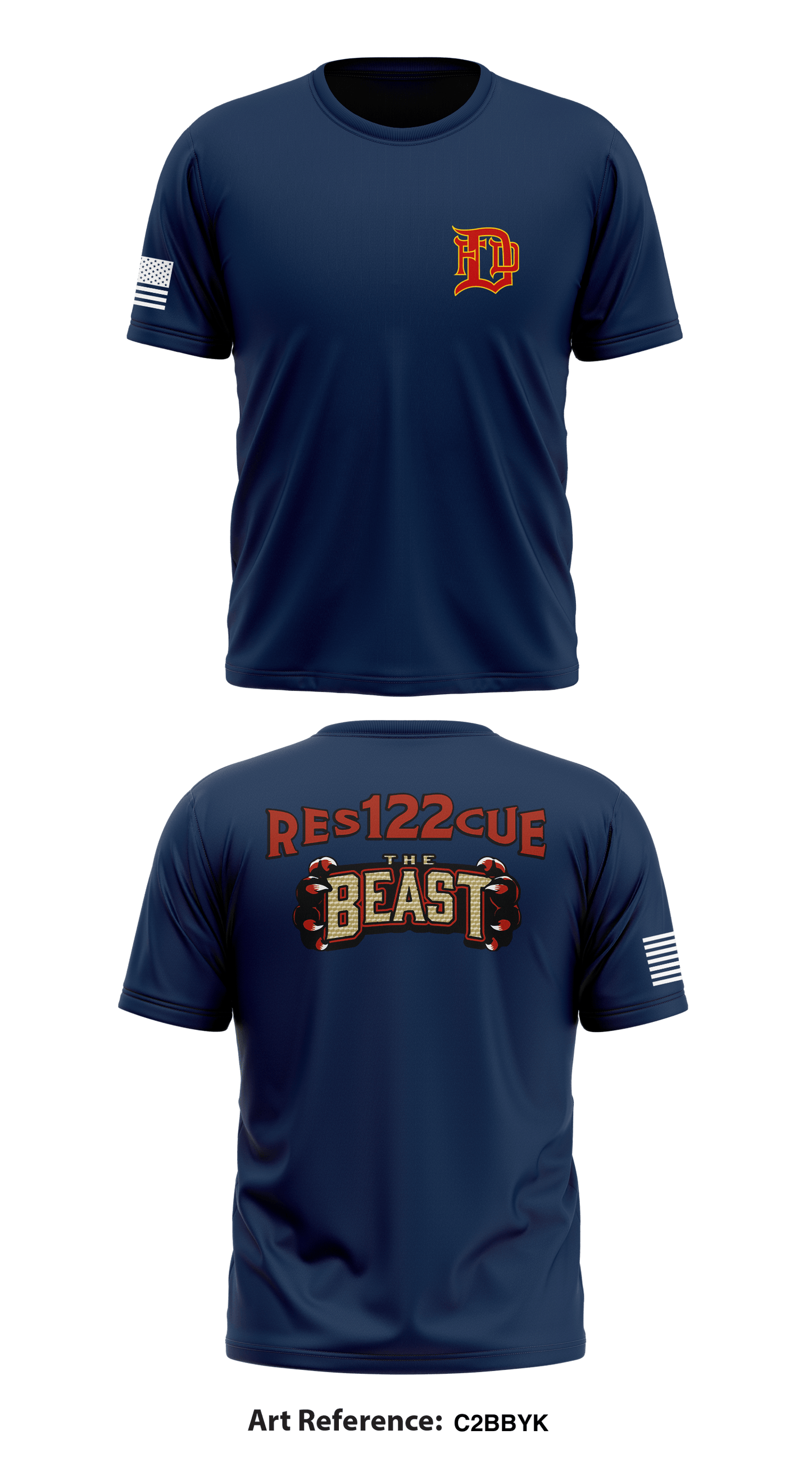 Danvers Fire and Rescue Store 1 Core Men's SS Performance Tee - C2BBYk