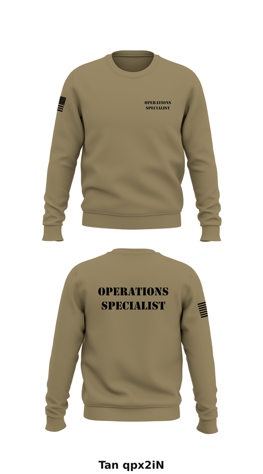 Operations Specialist Store 1 Core Men's Crewneck Performance Sweatshirt - qpx2iN