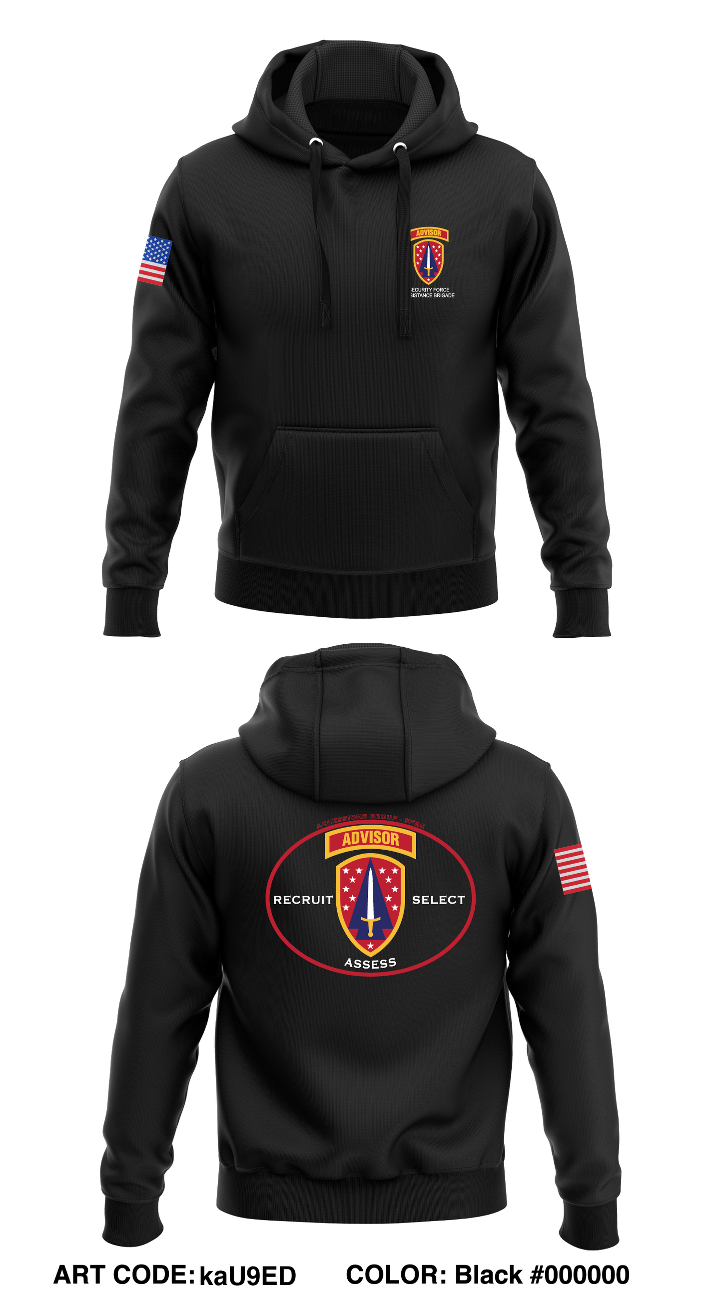 Accessions Group-SFAC Store 1  Core Men's Hooded Performance Sweatshirt - kaU9ED