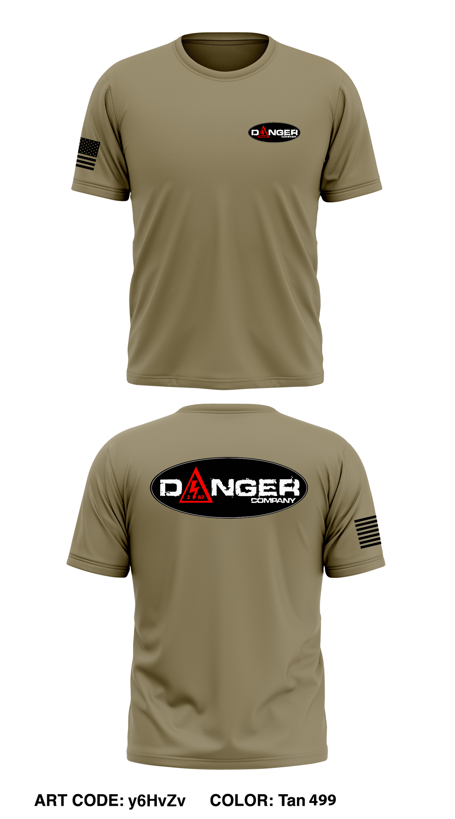 D Co, 2-87 IN Store 1 Core Men's SS Performance Tee - y6HvZv