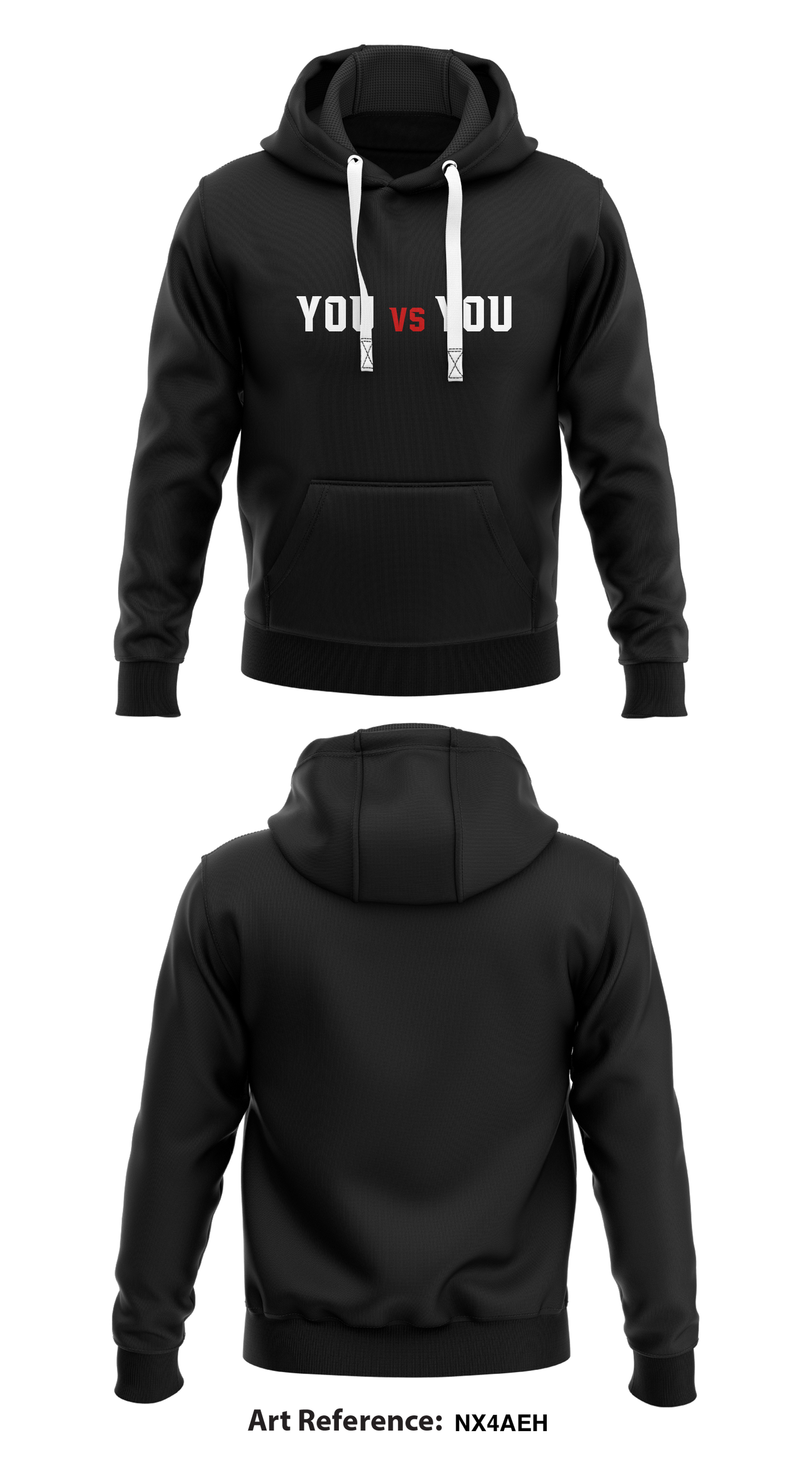 You VS You Store 1  Core Men's Hooded Performance Sweatshirt - Nx4aeh