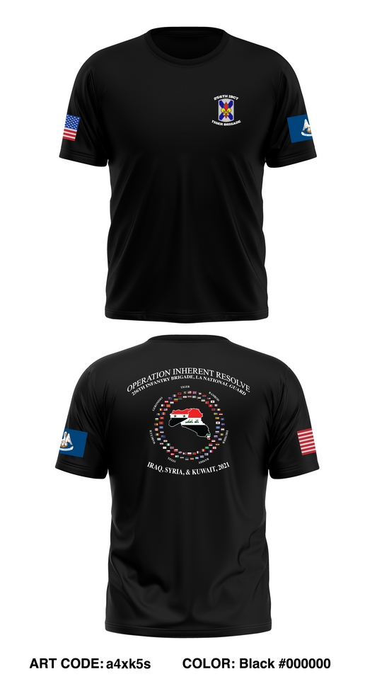LANG 256th IBCT Store 1 Core Men's SS Performance Tee - a4xk5s