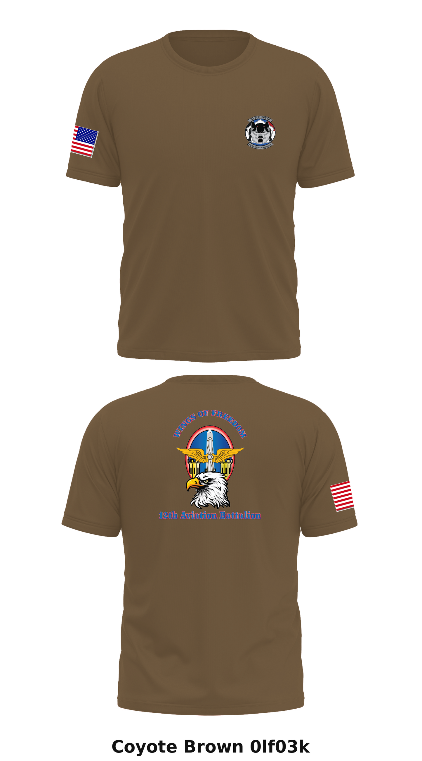 12th Aviation Battalion Store 1 Core Men's SS Performance Tee - 0lf03k