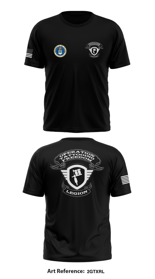 Operation Tattooing freedom Store 1 Core Men's SS Performance Tee - 2GTxRL