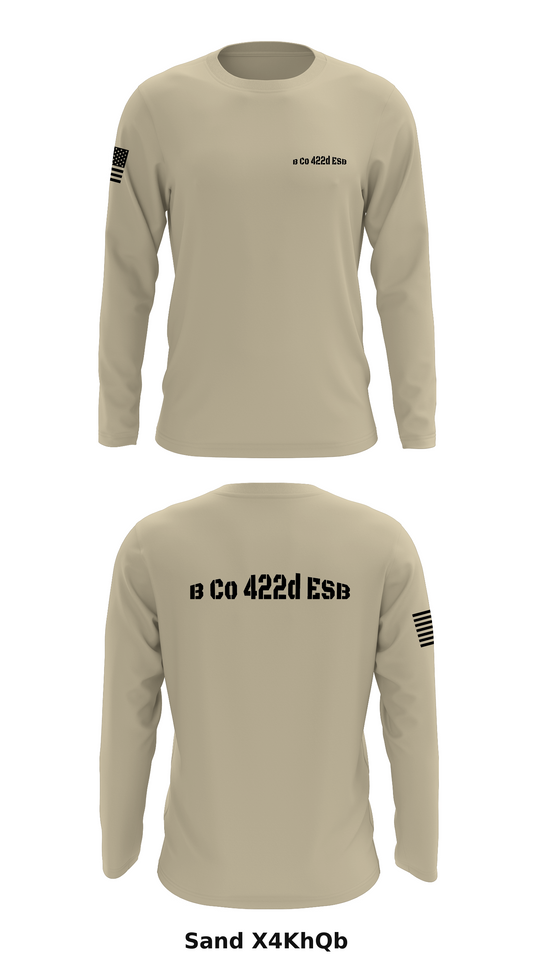 B Co 422d ESB Store 1 Core Men's LS Performance Tee - X4KhQb