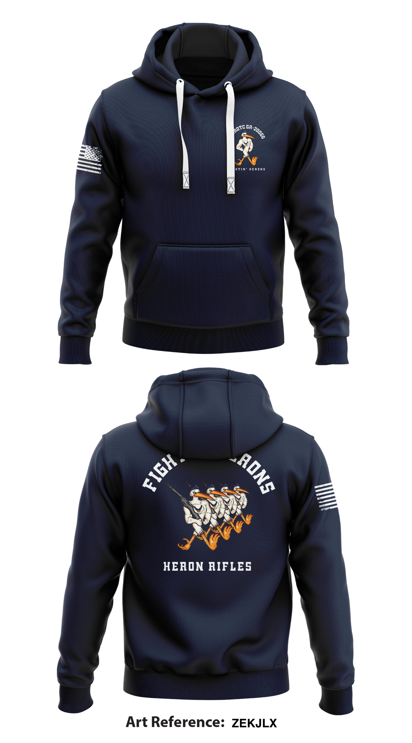 AFJROTC GA-266 Store 1  Core Men's Hooded Performance Sweatshirt - zekJLX