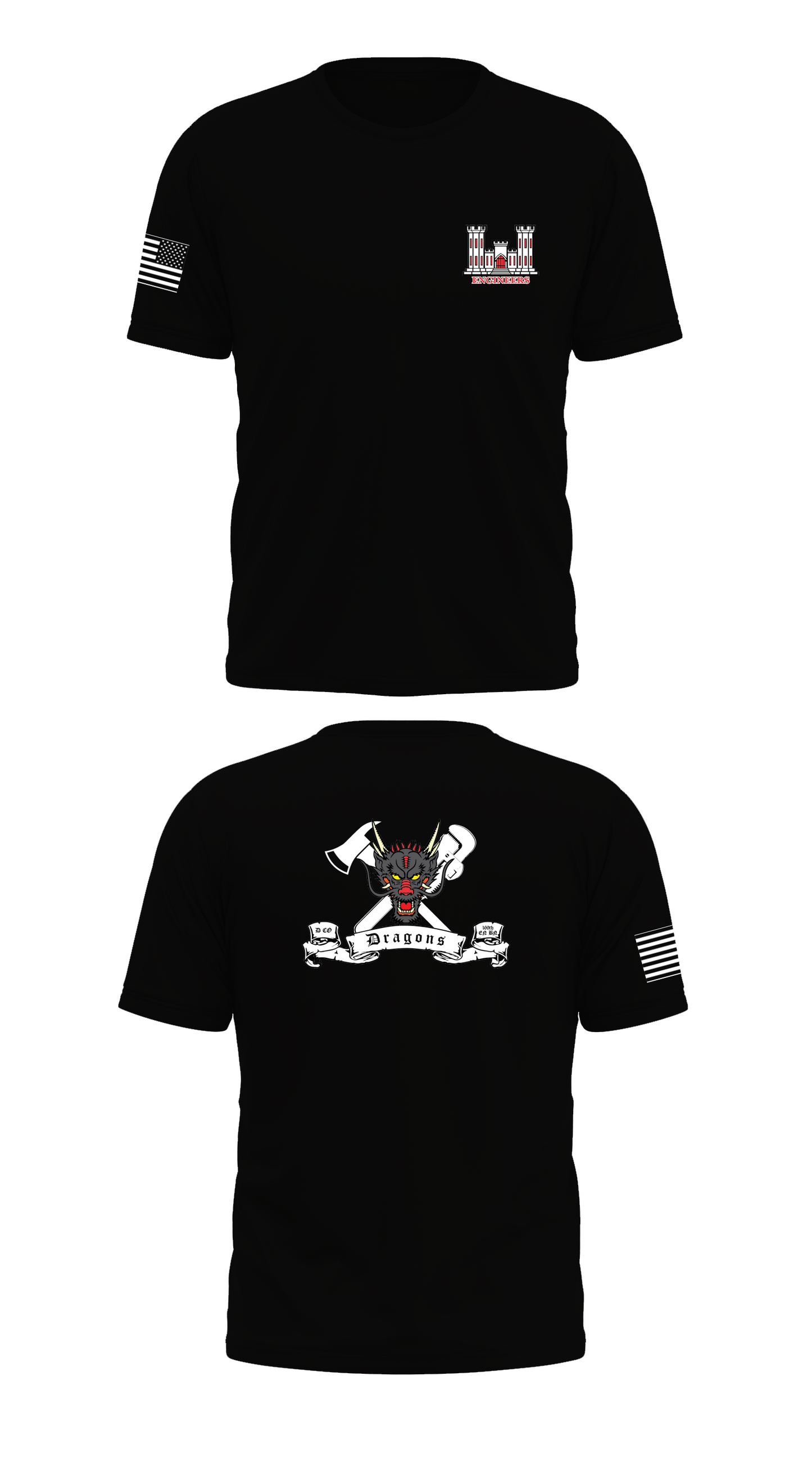 D Co 169th EN BN Store 1 Core Men's SS Performance Tee - 76597170905