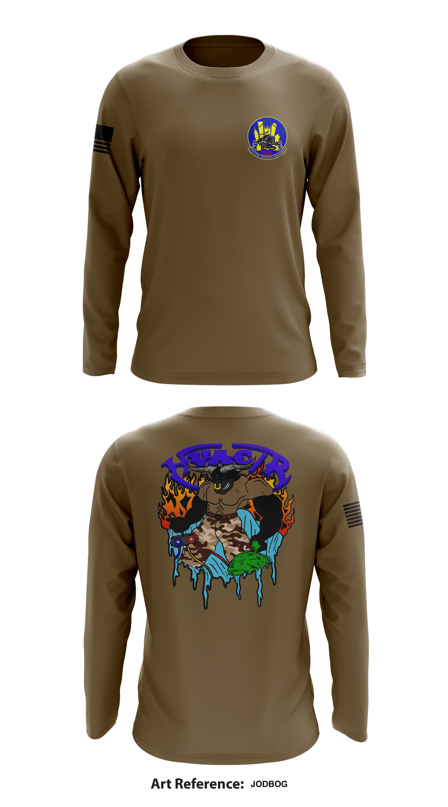 171st CES Store 1 Core Men's LS Performance Tee - JodbOG
