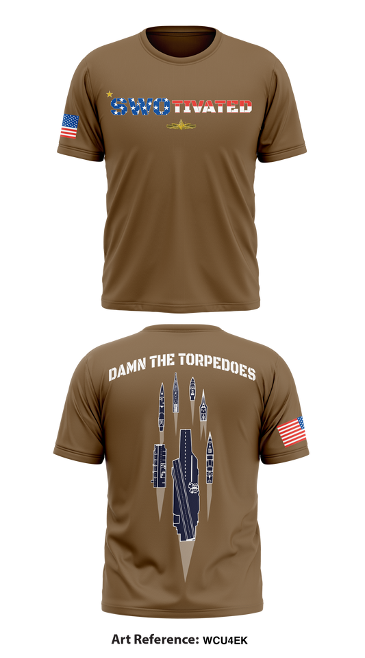 Surface Warfare Officer Store 1 Core Men's SS Performance Tee - WCu4Ek