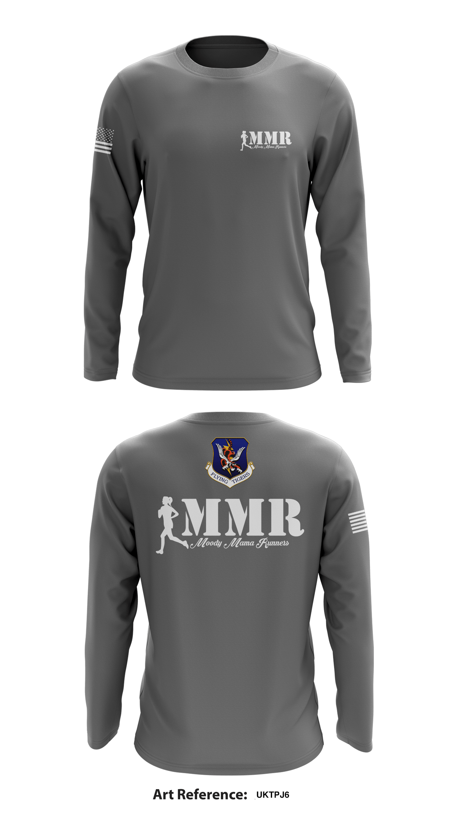 Moody Mama Runners Store 1 Core Men's LS Performance Tee - uKtPJ6