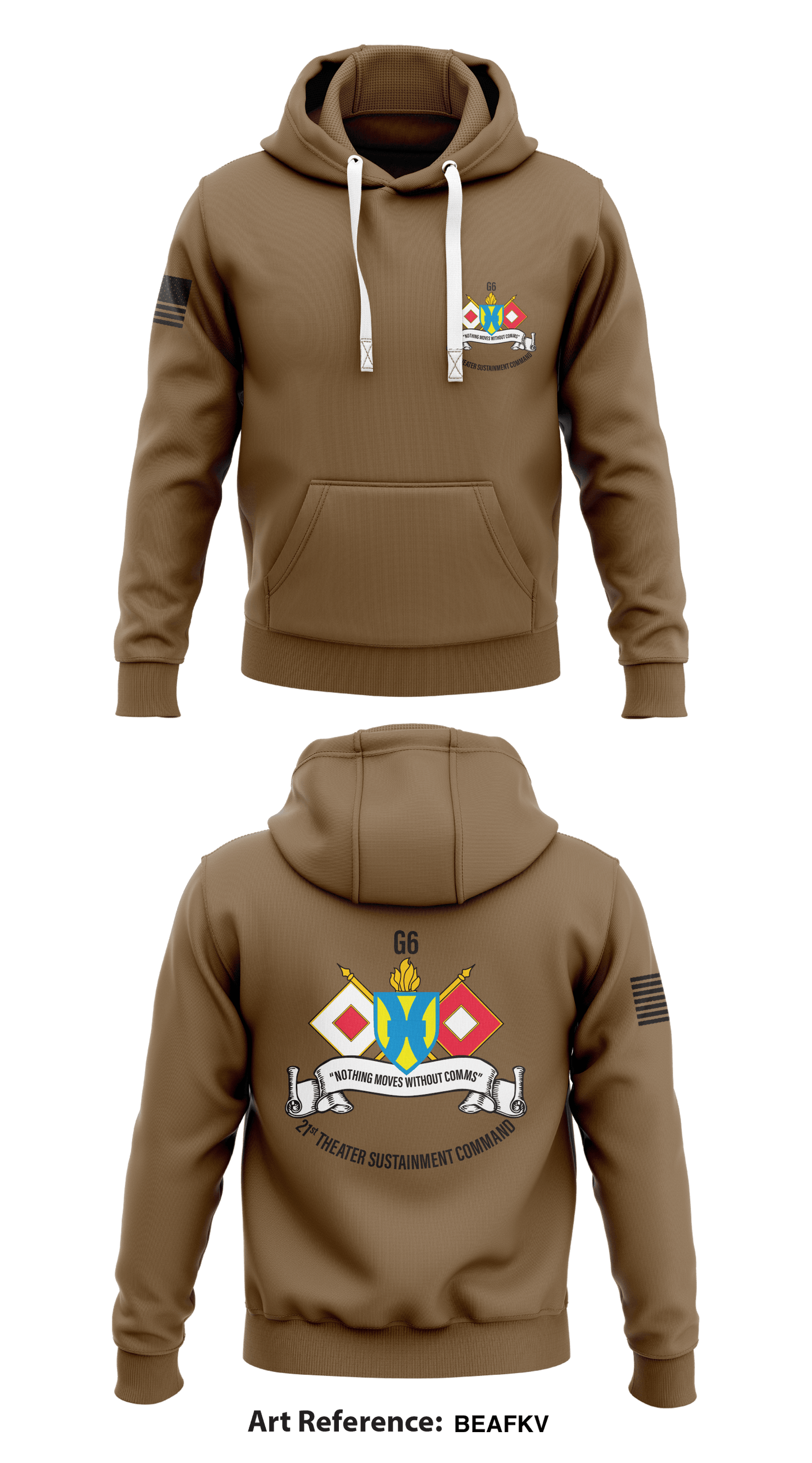 21st Theater Sustainment Command - G6 Store 1  Core Men's Hooded Performance Sweatshirt - bEAfkV