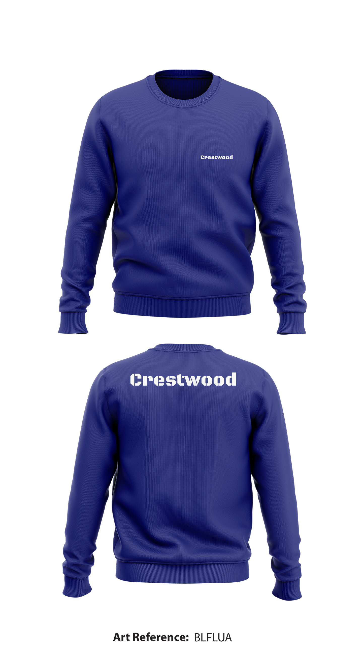 Crestwood Store 2 Core Men's Crewneck Performance Sweatshirt - bLFLua