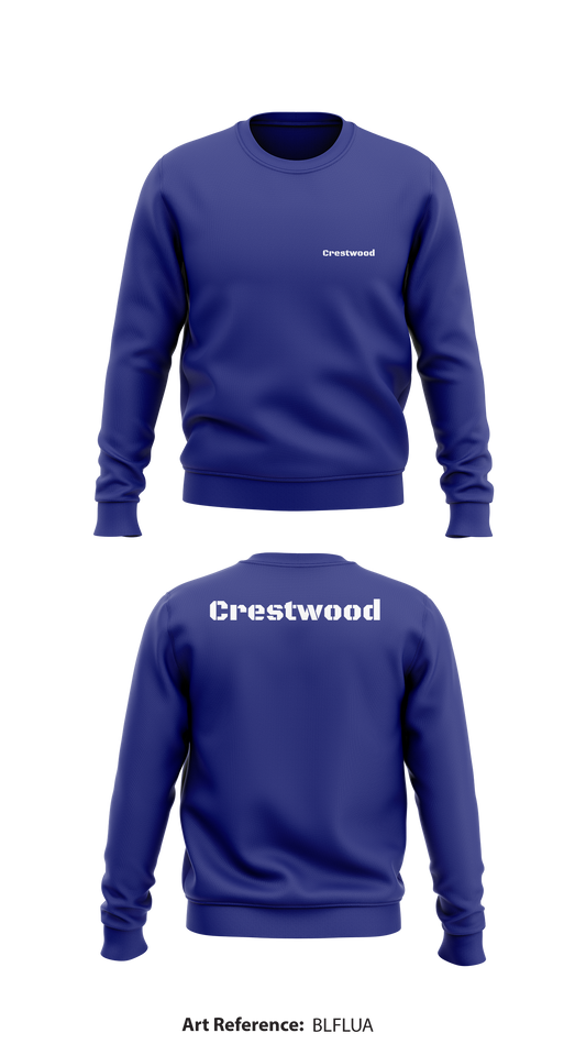 Crestwood Store 2 Core Men's Crewneck Performance Sweatshirt - bLFLua