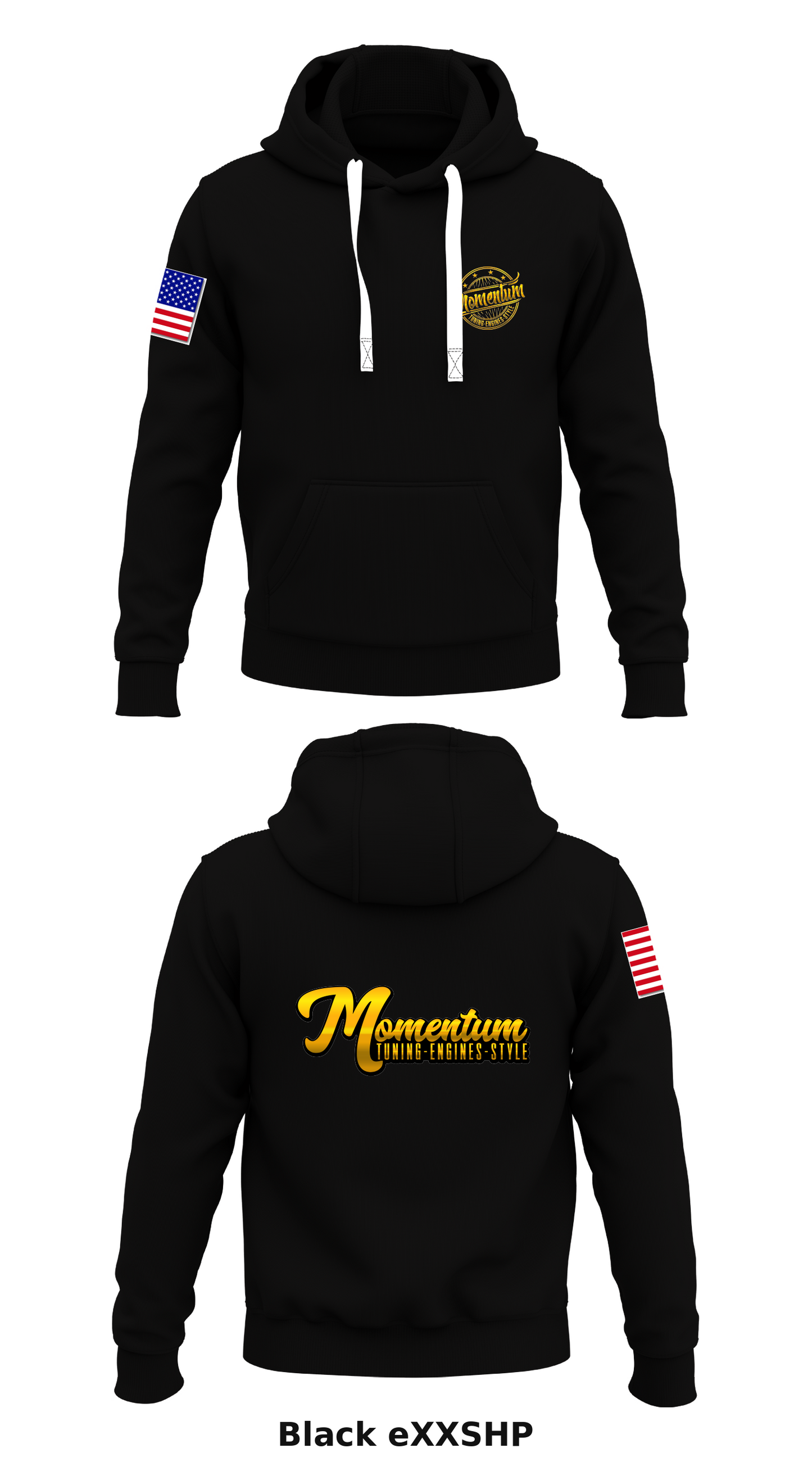 Momentum Store 1  Core Men's Hooded Performance Sweatshirt - eXXSHP