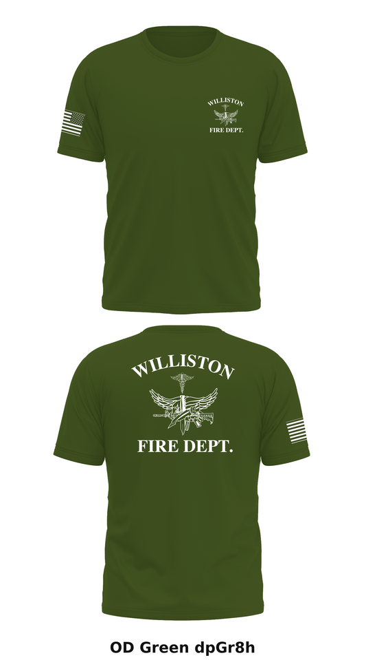 Williston Fire Department SWAT Medics Store 1 Core Men's SS Performance Tee - dpGr8h