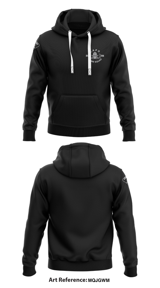 LAPD Bomb Squad Store 1  Core Men's Hooded Performance Sweatshirt - MQJGWm
