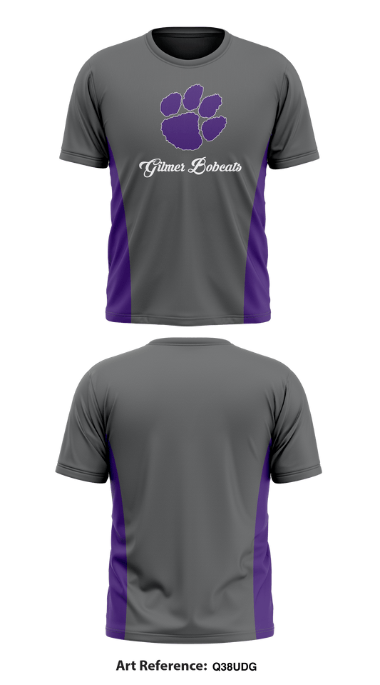 Gilmer Bobcats Store 1 Core Men's SS Performance Tee - q38udg
