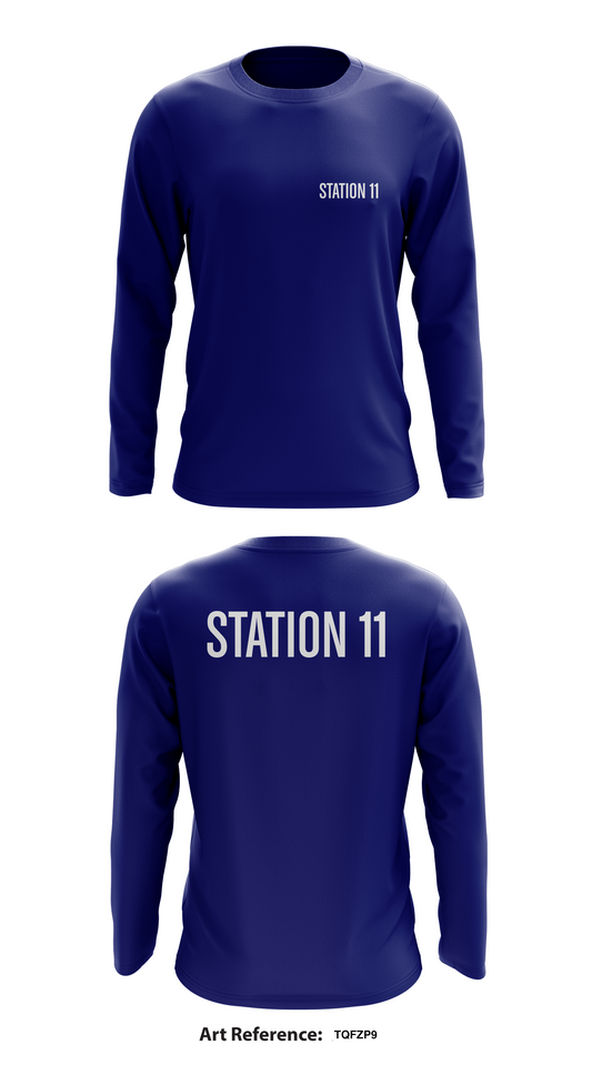 Station 11 Store 1 Core Men's LS Performance Tee - TQFzP9
