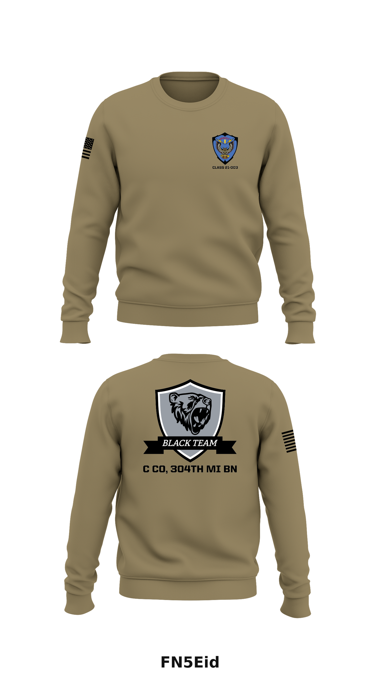 Class 21-003 MI BOLC Store 1 Core Men's Crewneck Performance Sweatshirt - FN5Eid