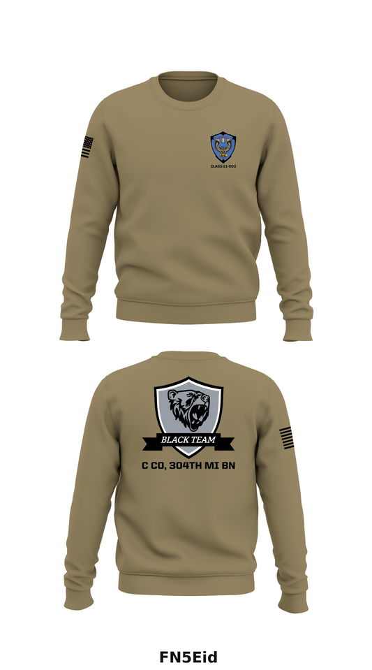 Class 21-003 MI BOLC Store 1 Core Men's Crewneck Performance Sweatshirt - FN5Eid