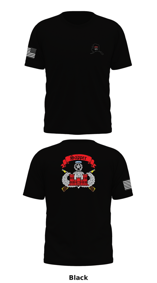 Sapper Company, 6th BEB, 4-25 IBCT (ABN) Store 1 Core Men's SS Performance Tee - 88565510515