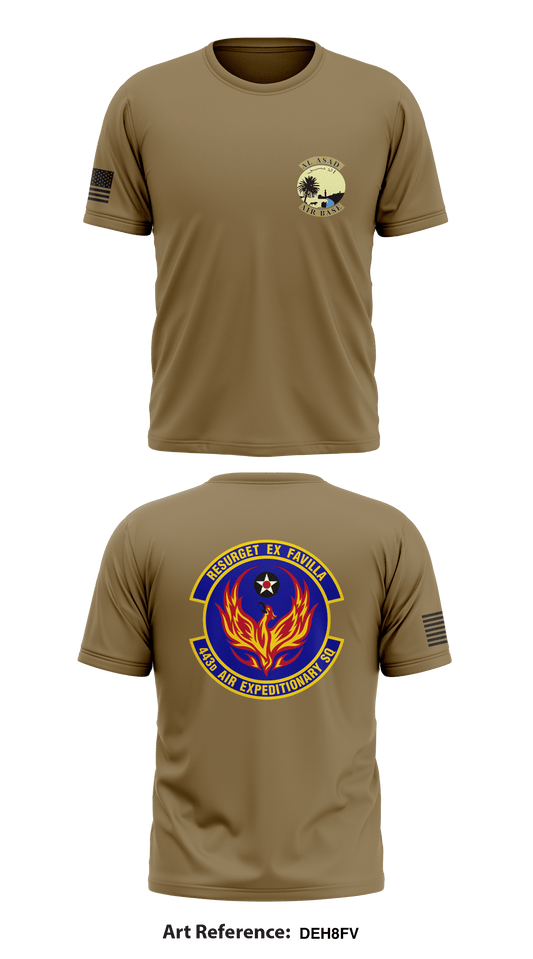 443D Air Expeditionary Sq Store 1 Core Men's SS Performance Tee - deh8fv