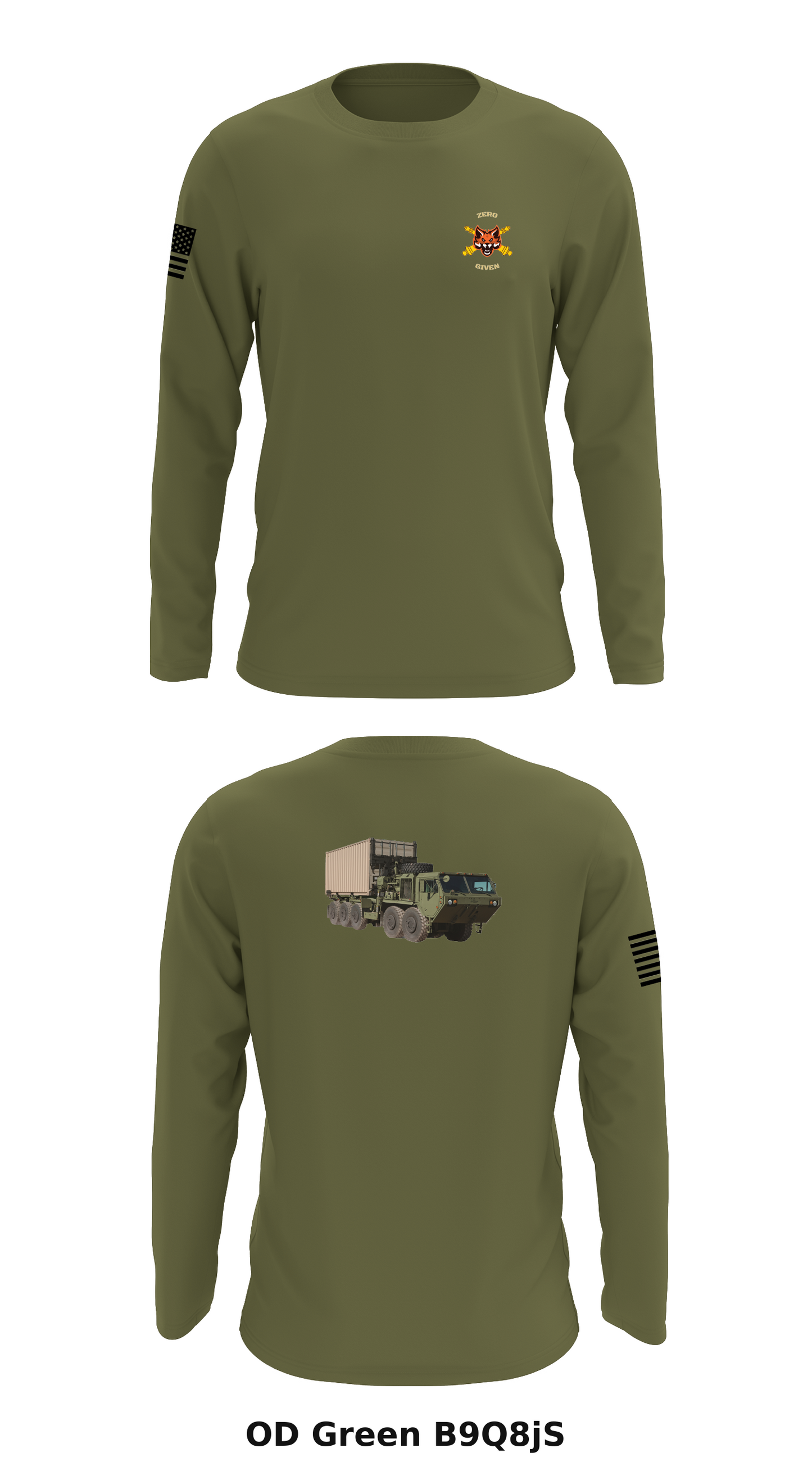 F Sfc 3-29, 4th ID  Store 1 Core Men's LS Performance Tee - B9Q8jS