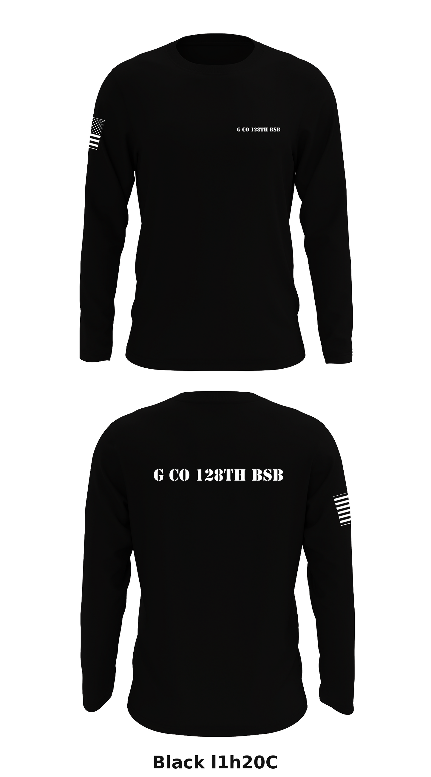 G co 128th BSB Store 1 Core Men's LS Performance Tee - l1h20C