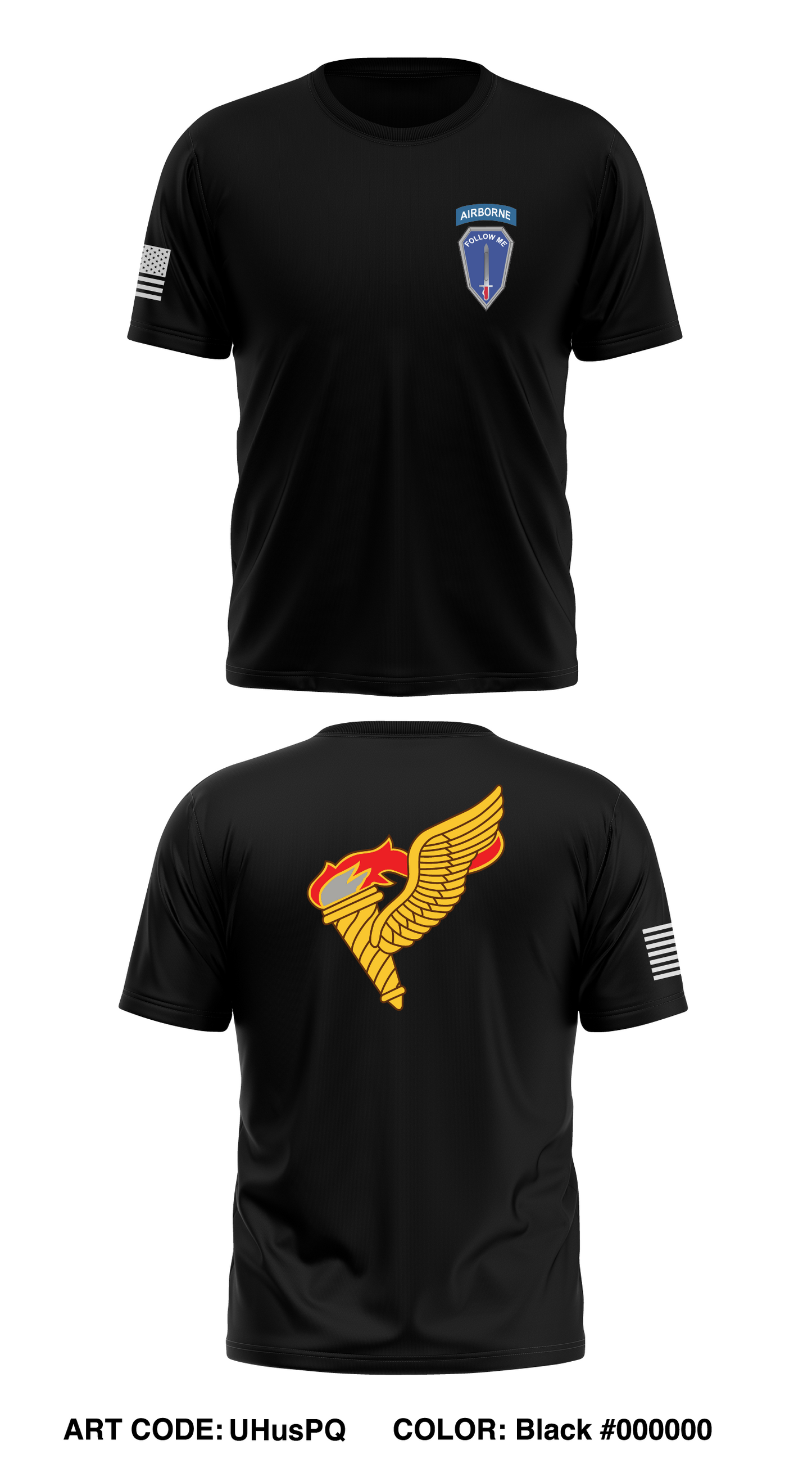 B Co 1/125 Det 19 Store 1 Core Men's SS Performance Tee - UHusPQ