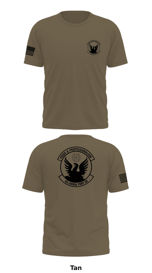 42d Aerial Port Squadron Core Men's SS Performance Tee - 41554413436