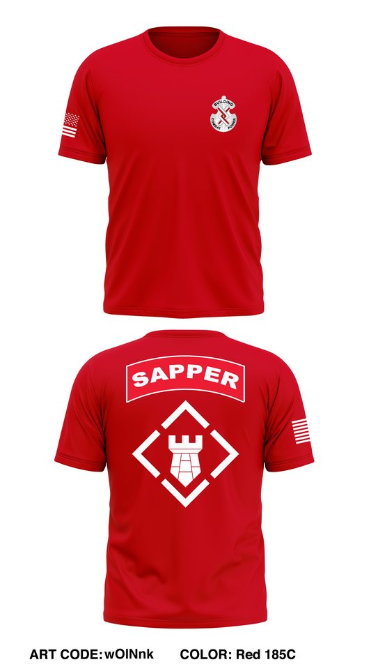 20th ENG BDE Store 1 Core Men's SS Performance Tee - wOlNnk