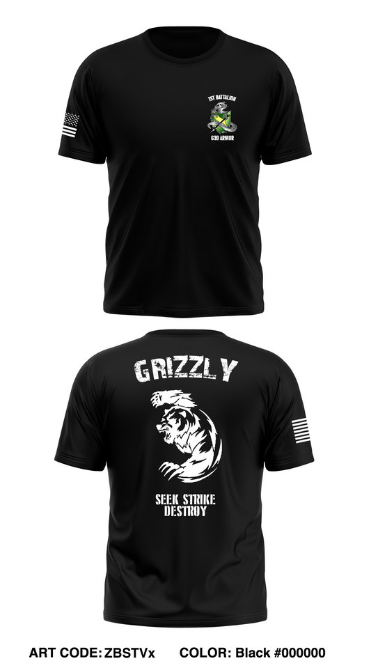 1-63rd HHC Store 1 Core Men's SS Performance Tee - ZBSTVx