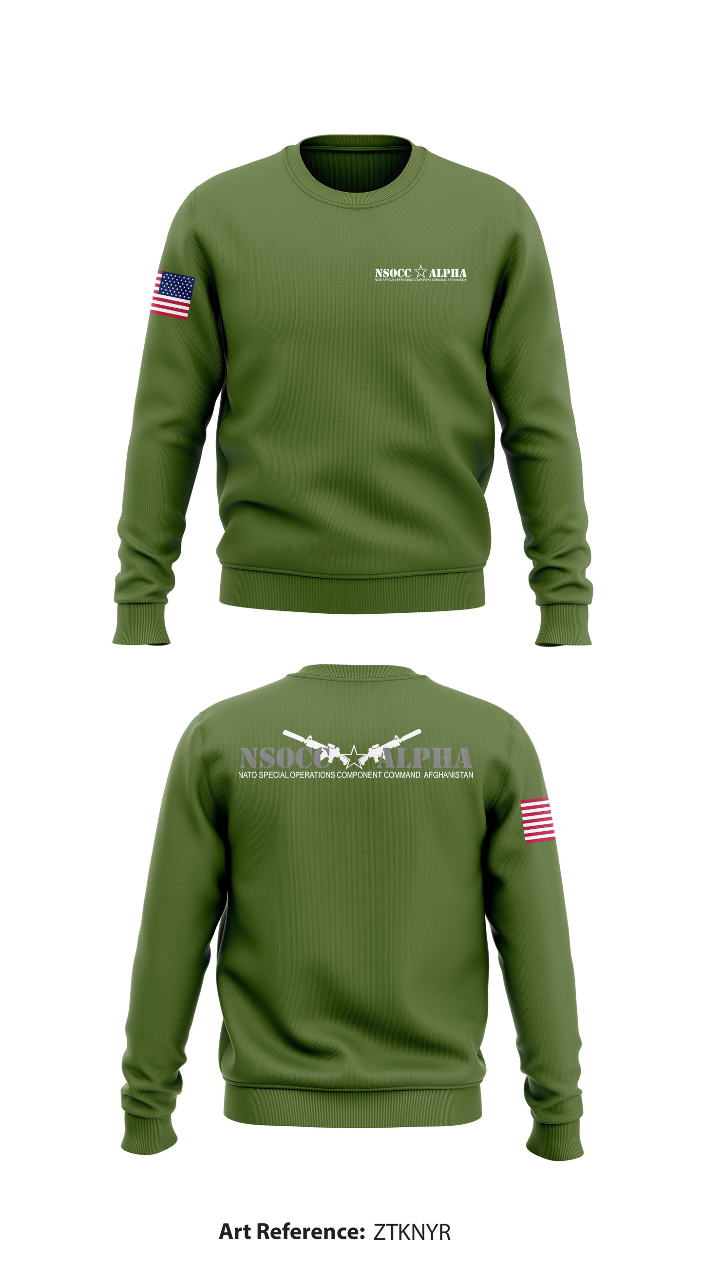 NSOCC- A Store 1 Core Men's Crewneck Performance Sweatshirt - ZTKnYR