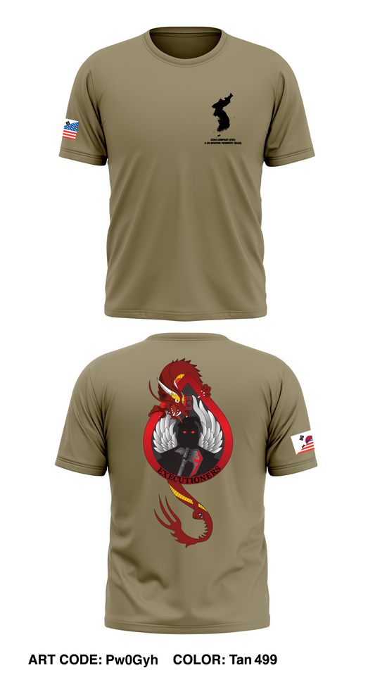 Echo Company (FSC), 3-2D Aviation Regiment (GSAB) Store 1 Core Men's SS Performance Tee - Pw0Gyh