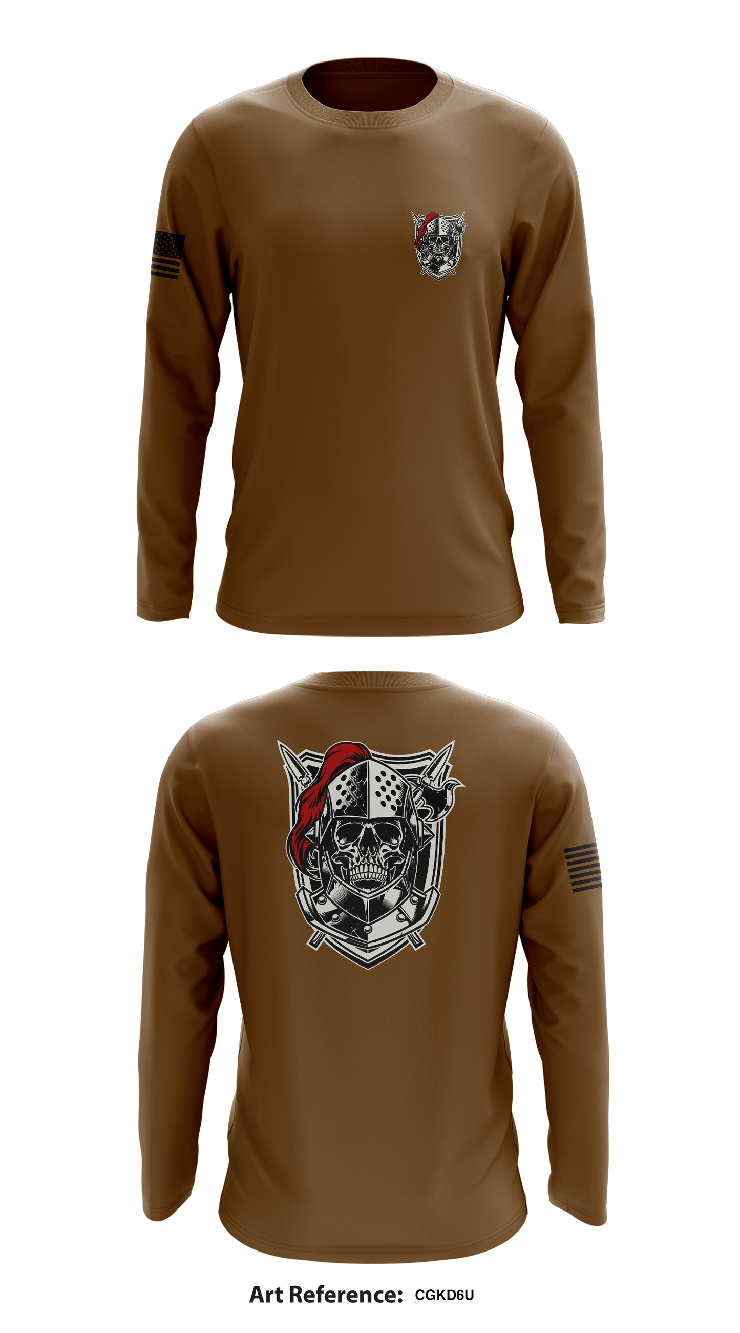 3-61 Cav Store 1 Core Men's LS Performance Tee - CGKD6U