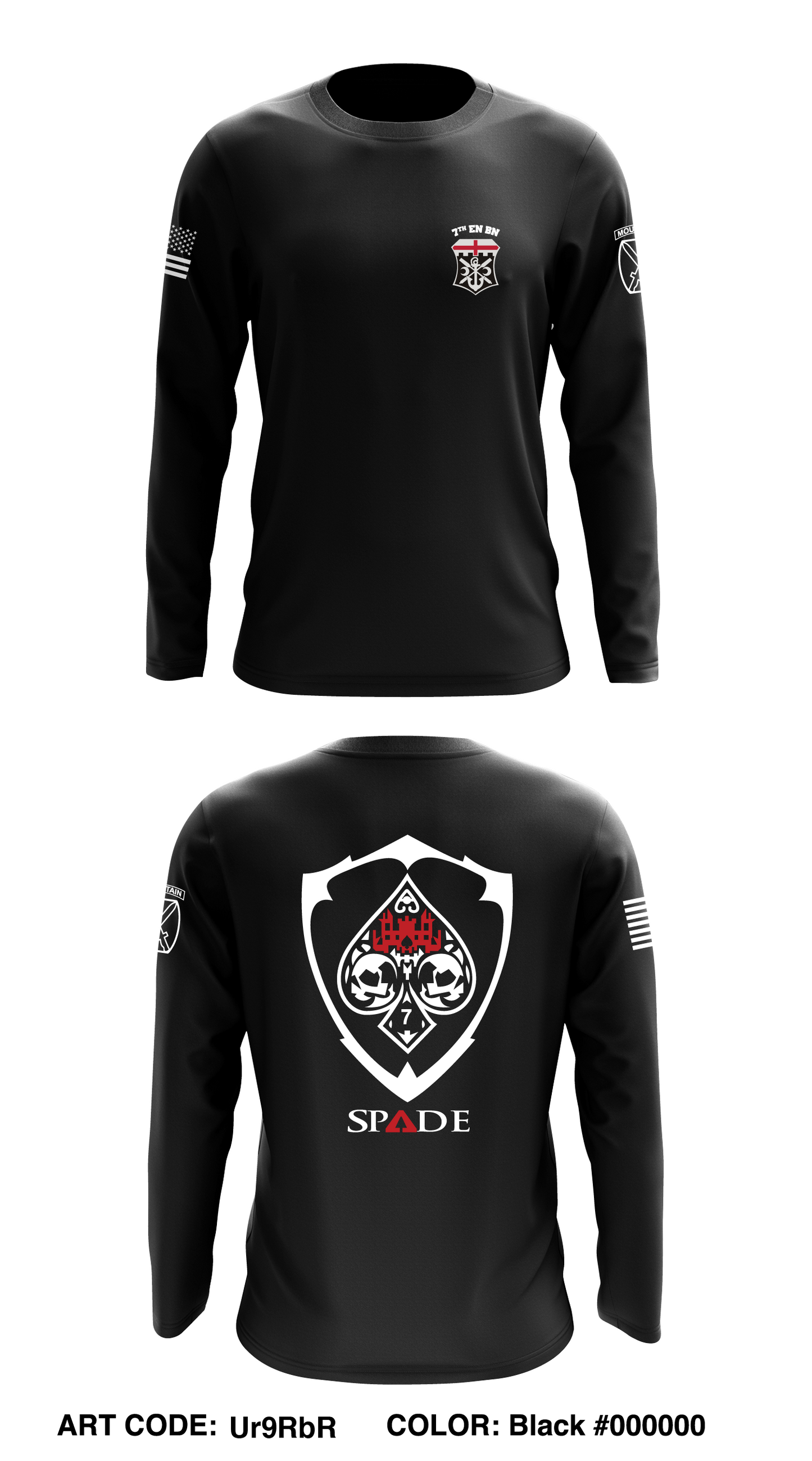 7th Engineer Battalion - PT Gear  Core Men's LS Performance Tee - Ur9RbR