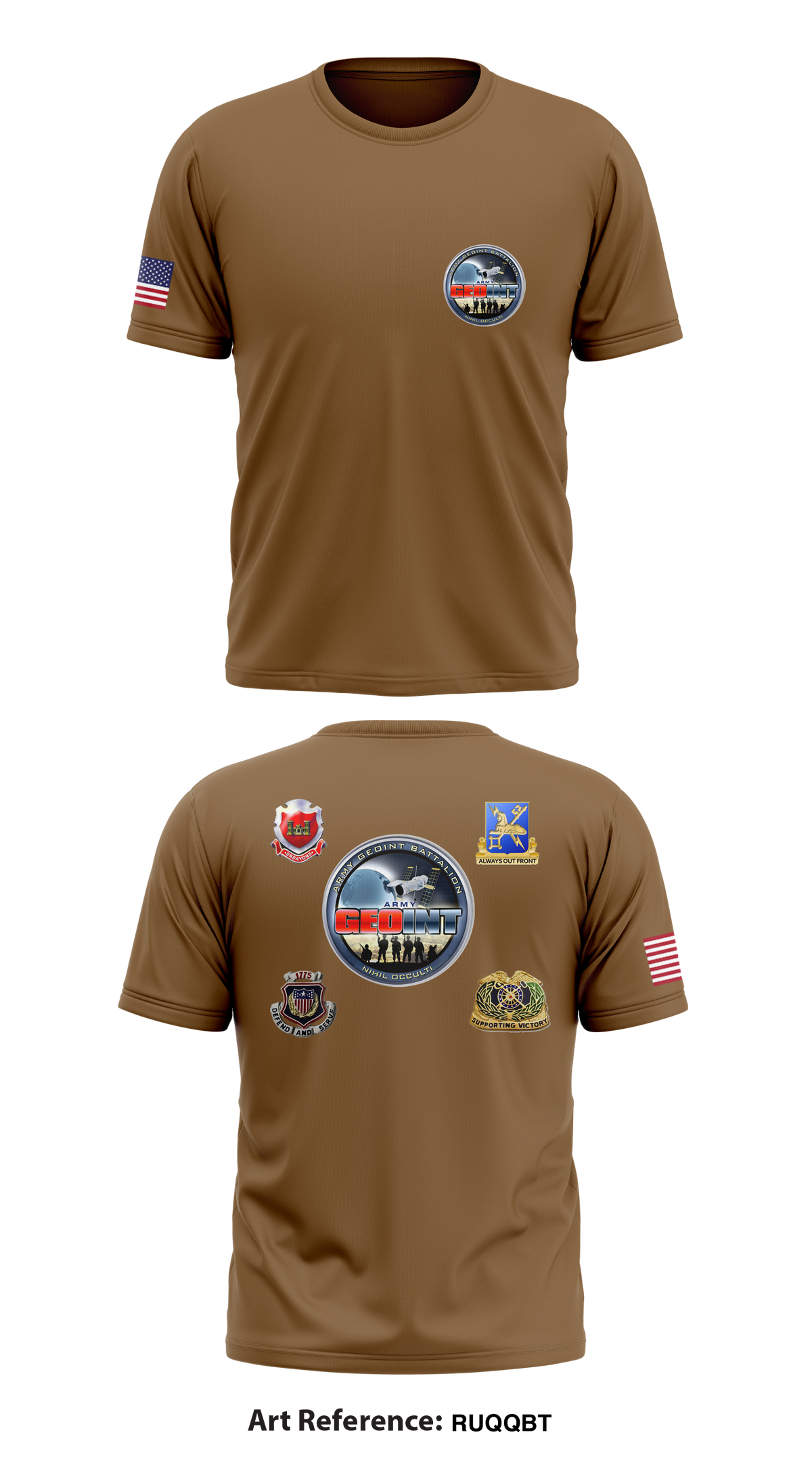 Army GEOINT Battalion  Short-Sleeve Hybrid Performance Shirt Core Men's Hooded Performance Sweatshirt - ruqQbt
