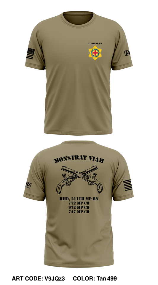 211th MP BN Store 1 Core Men's SS Performance Tee - V9JQz3