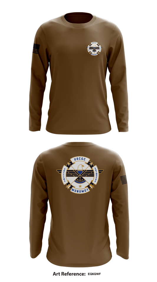 USCGC Monomoy Store 1 Core Men's LS Performance Tee - Eq6qWf