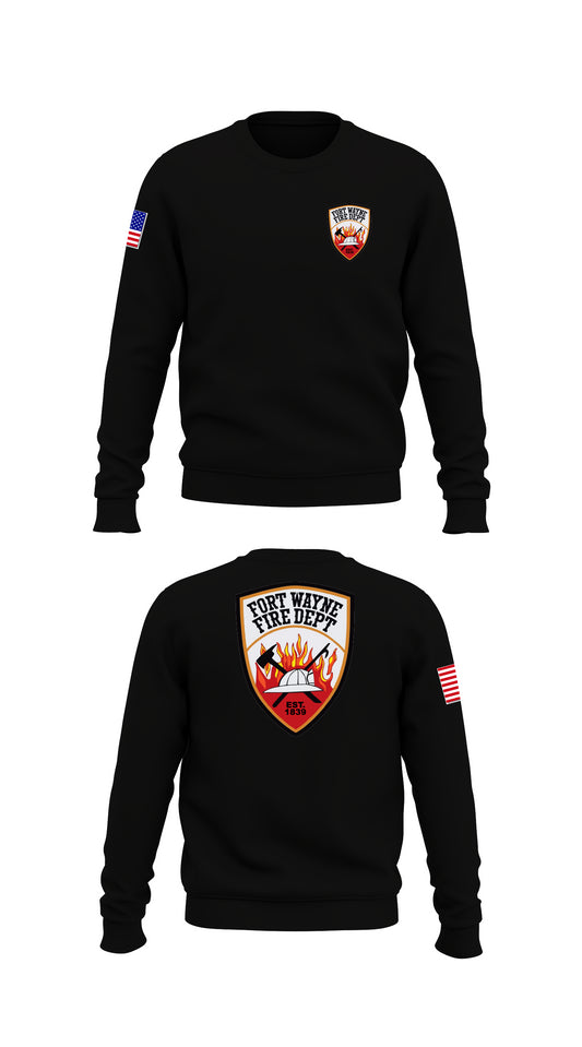 Fort Wayne Fire Department Store 1 Core Men's Crewneck Performance Sweatshirt - 62050425129