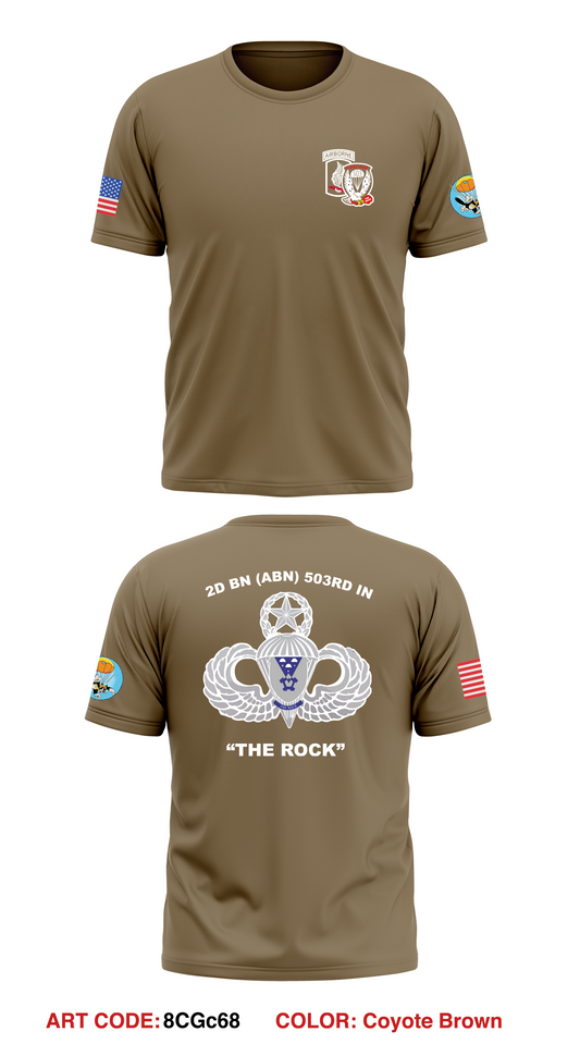 B Co, 2-503, 173rd ABN Store 1 Core Men's SS Performance Tee - 8CGc68