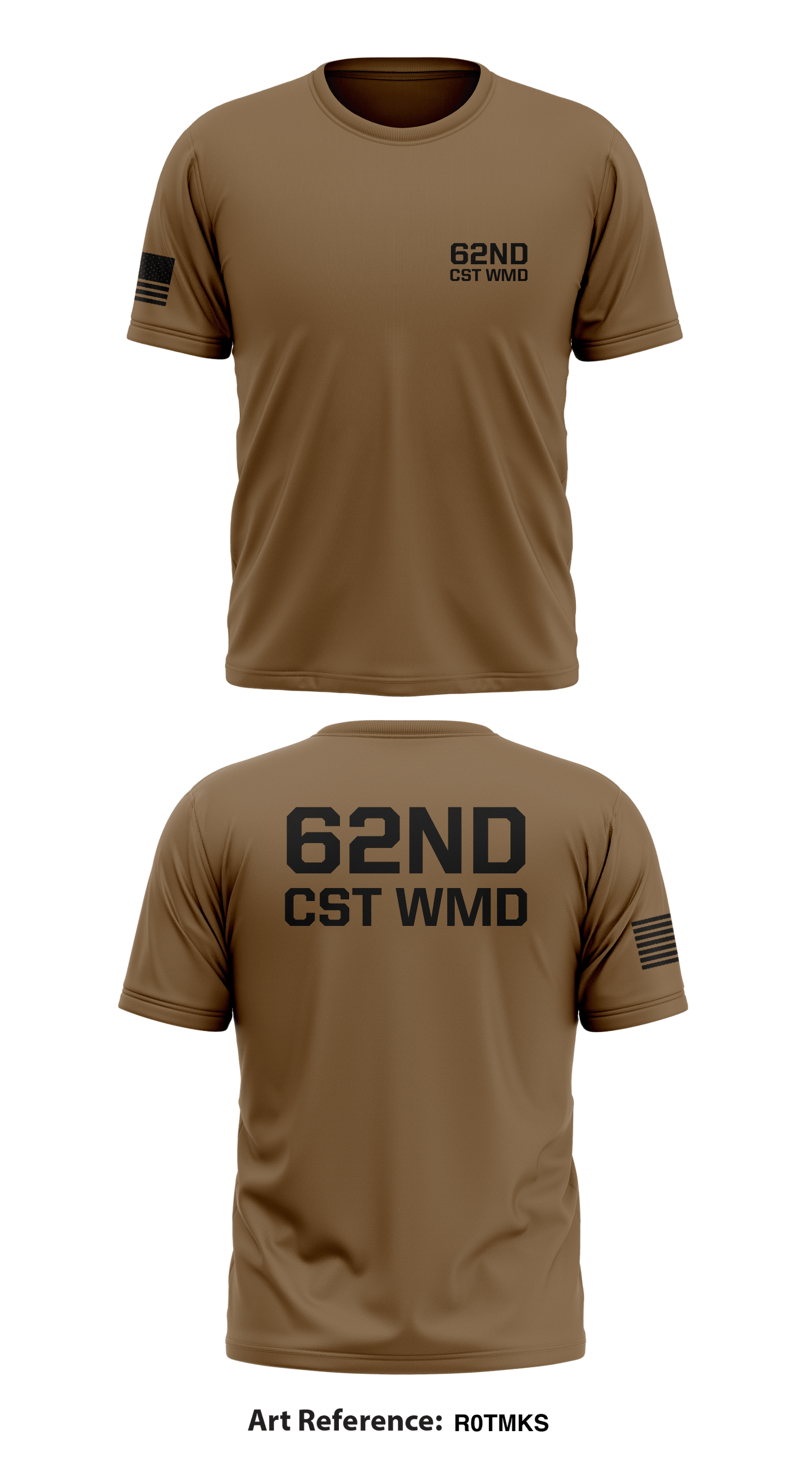 62nd CST WMD Store 1 Core Men's SS Performance Tee - R0tMks