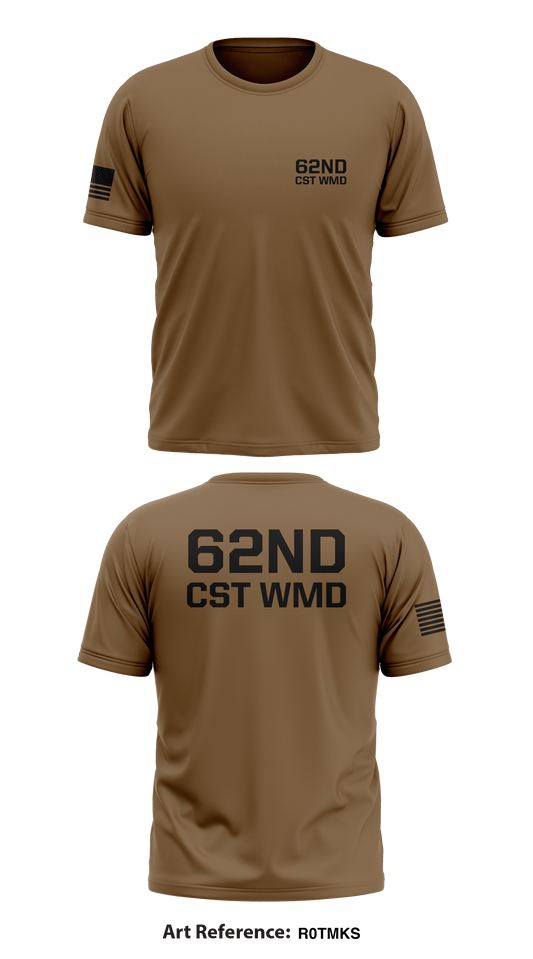 62nd CST WMD Store 1 Core Men's SS Performance Tee - R0tMks
