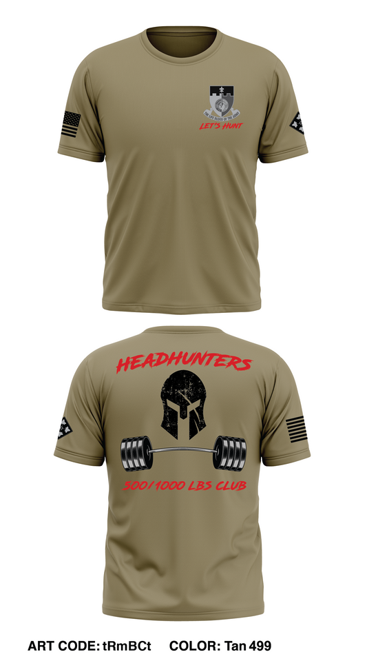 HHC, 64BSB, 3ABCT Store 1 Core Men's SS Performance Tee - tRmBCt